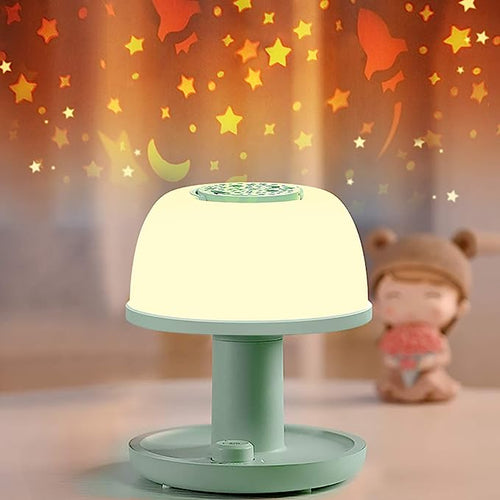 Nachtlichtlampe für Kleinkinder, dimmbare LED-Nachttischlampe mit Sternenprojektor, Nachtlichter für Kinder mit Timer-Design und Farbwechsel, tragbare wiederaufladbare Lampe, süße Geschenke für das Kinderzimmer